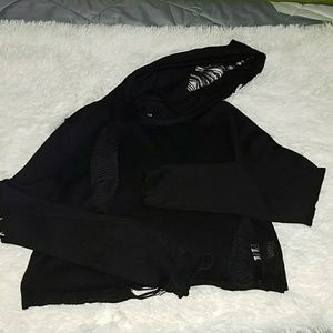 NWOT Distressed Hoodie